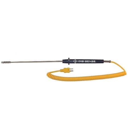 Digi-Sense Type-K, Air /Gas Probe, 8.5"L, Mini-Conn 08516-75